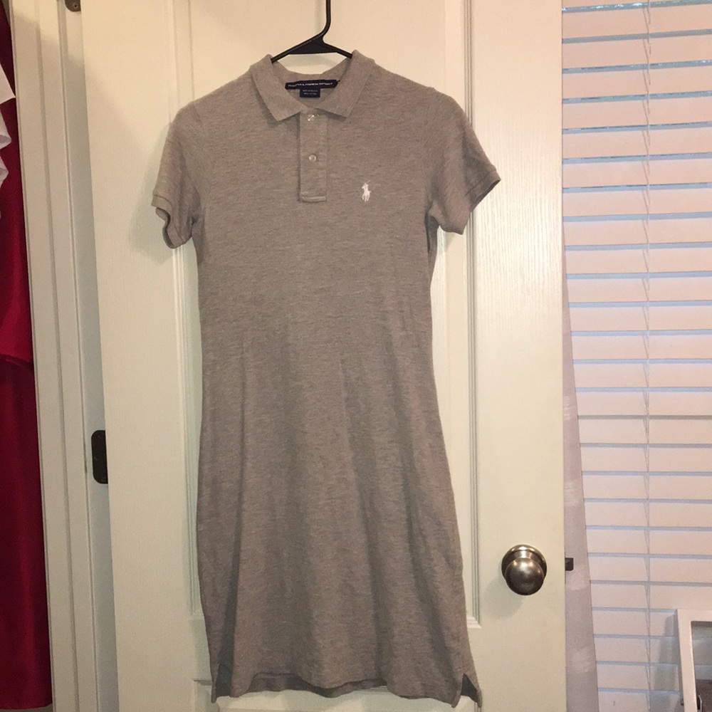 A grey Ralph Lauren sports dress// XS
